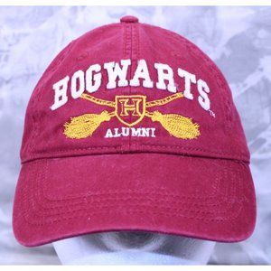 OSFA Harry Potter Hogwarts Alumni Adjustable Strapback Cap Hat Dark Red